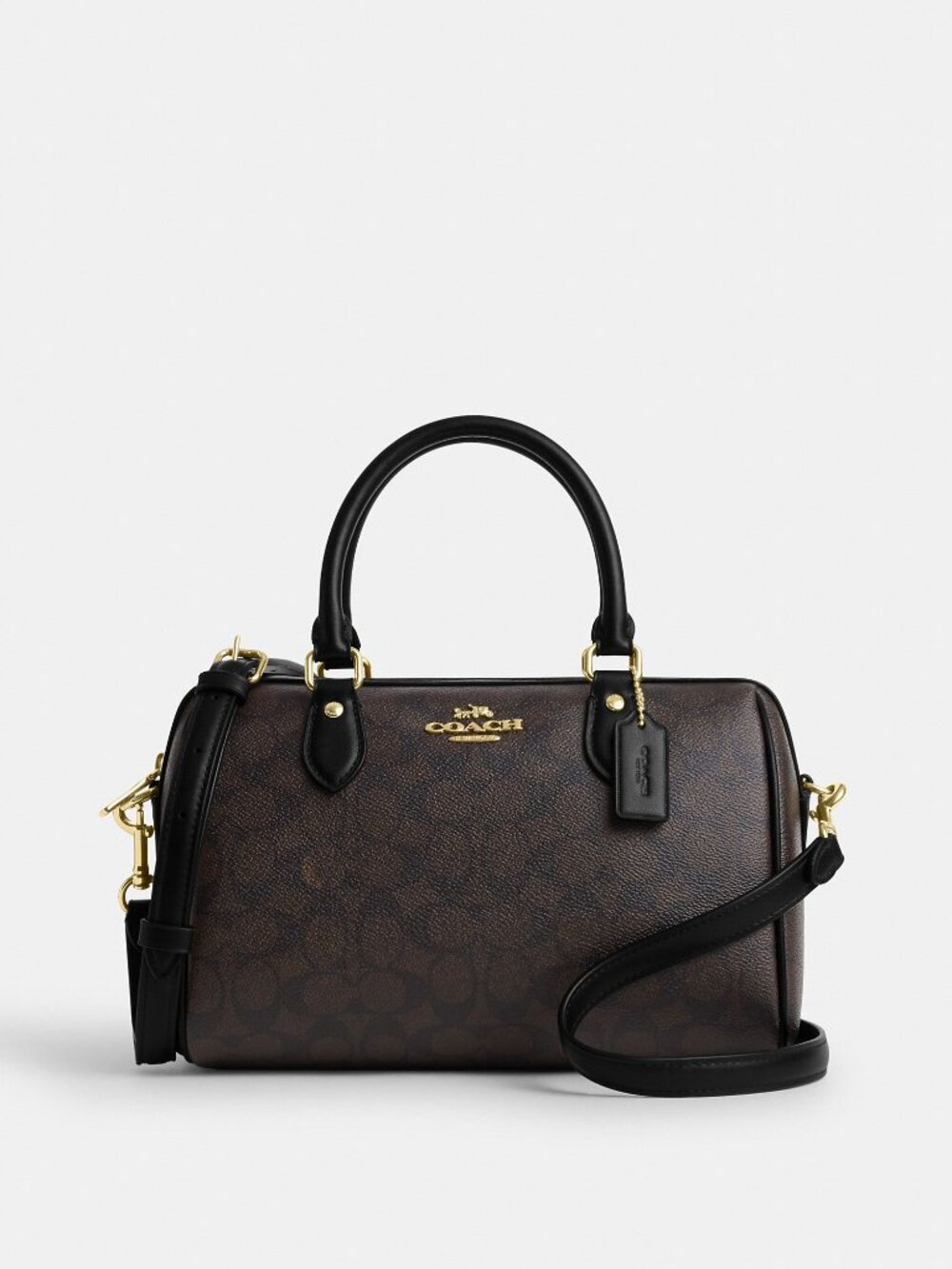 Coach Outlet Rowan Satchel Bag In Signature Canvas